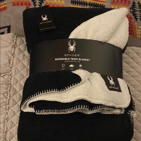 Couverture peluche double gaze & microfibre - Un dimanche de décembre